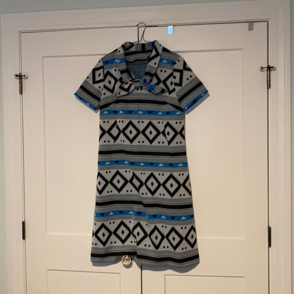 Super fun 1950s/60s custom made vintage shift dress